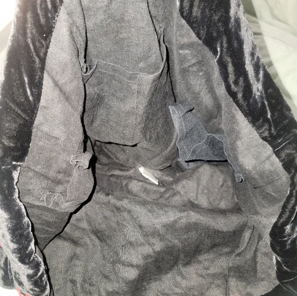 Johnny Was Black Floral Embroidered Tote - Picture 4 of 5